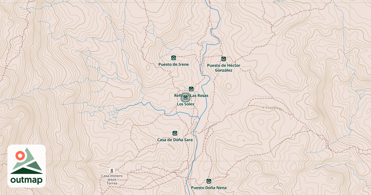 Map of Los Soles