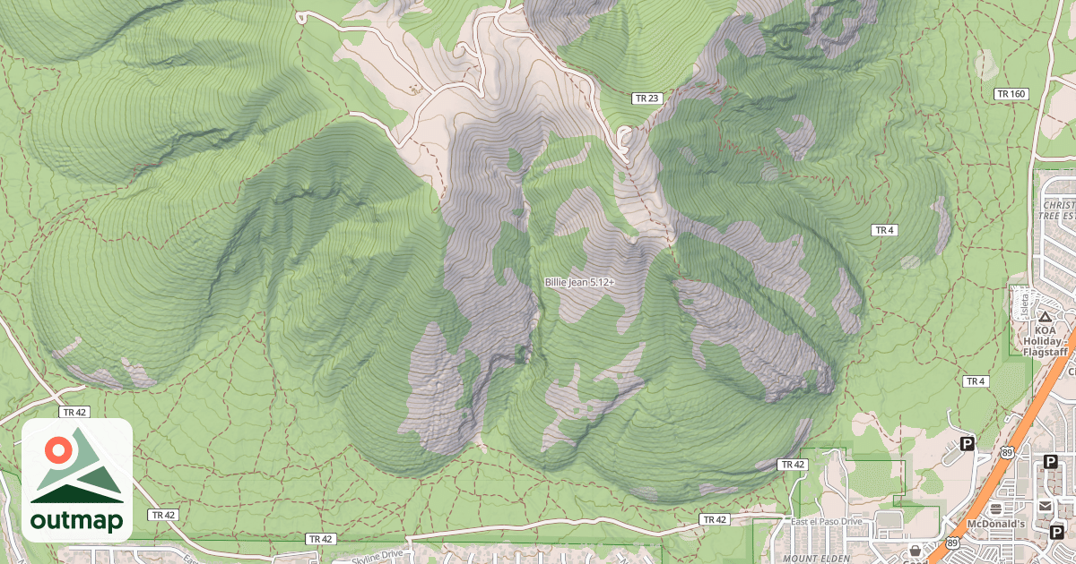 Map of Billie Jean