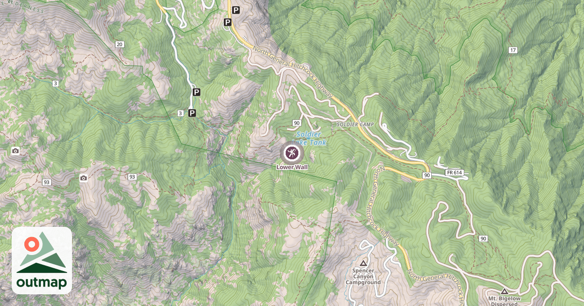 Map of Lower Wall