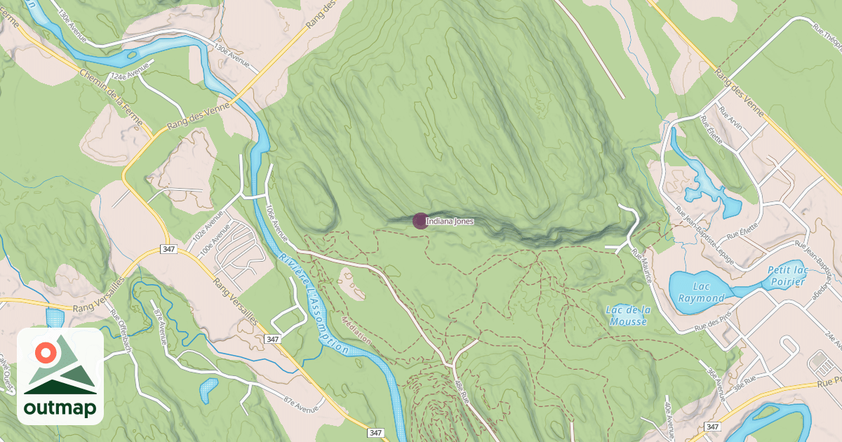 Map of Indiana Jones