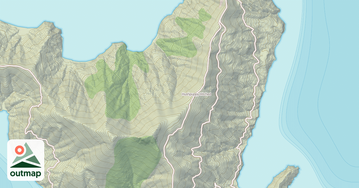 Map of Hushpuppy Hitched