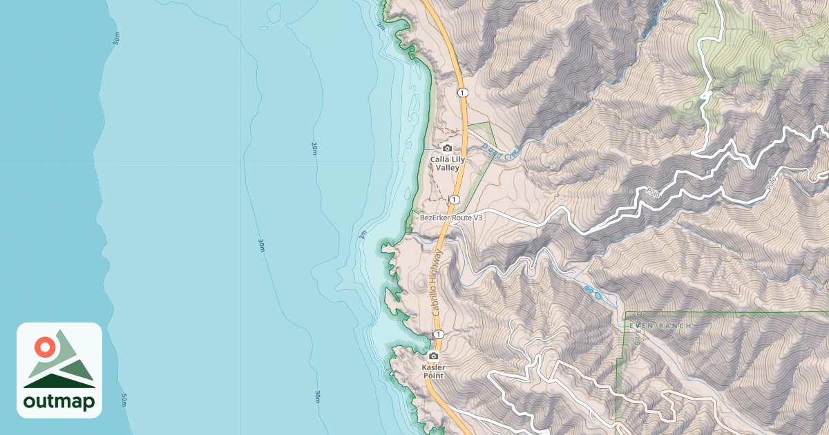 Map of BezErker Route