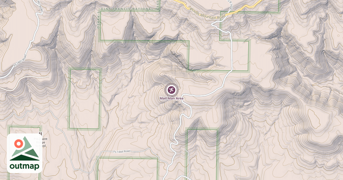 Map of Mail Man Area