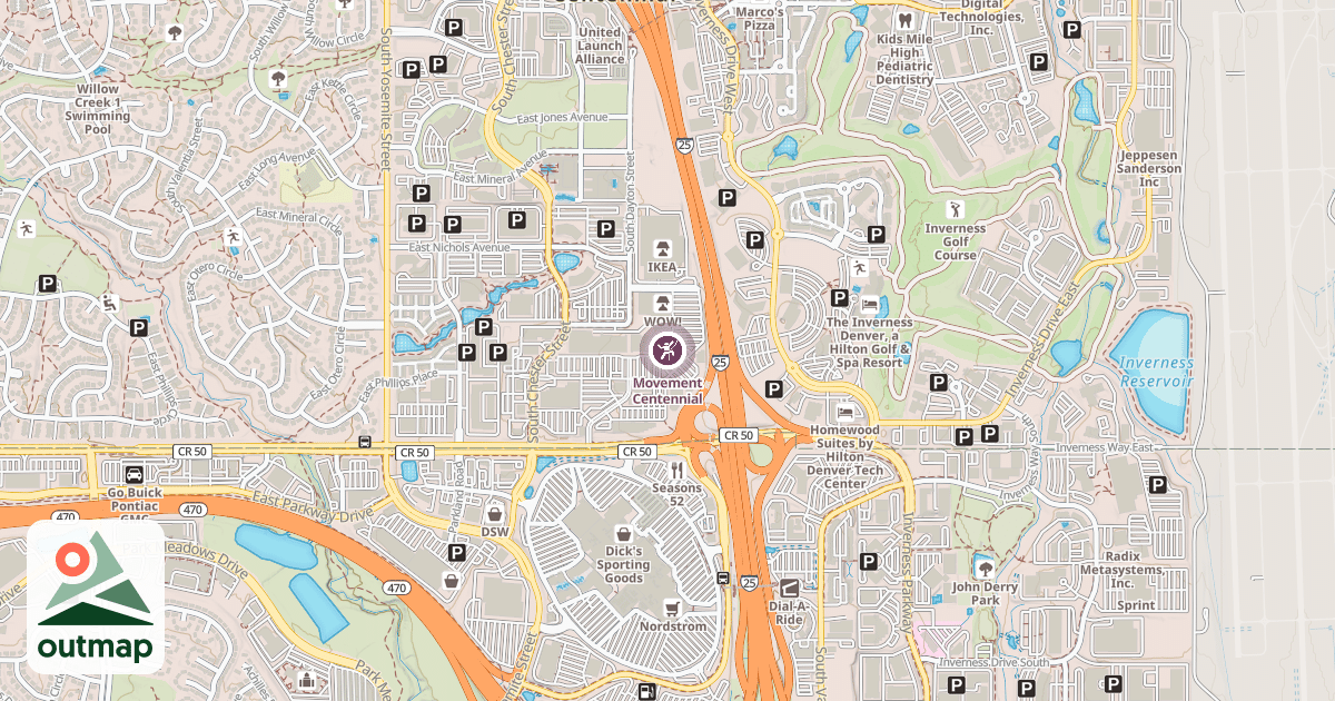 Map of Movement Centennial