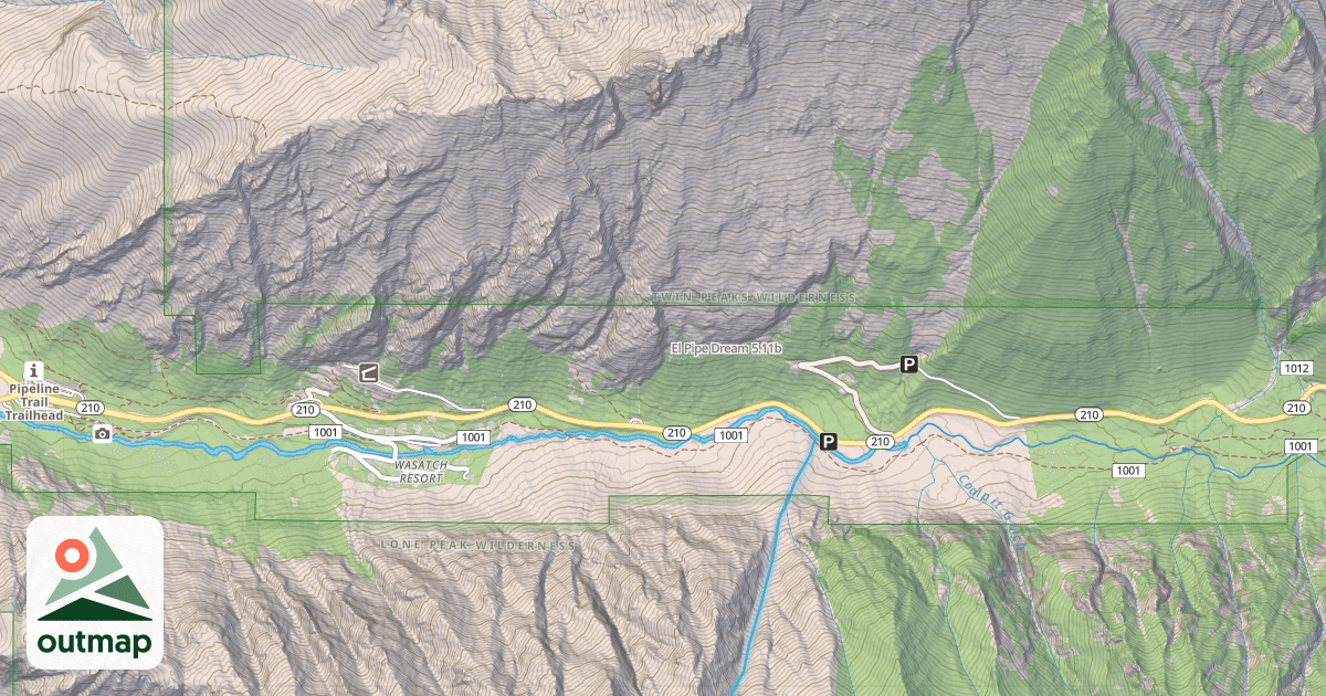 Map of El Pipe Dream