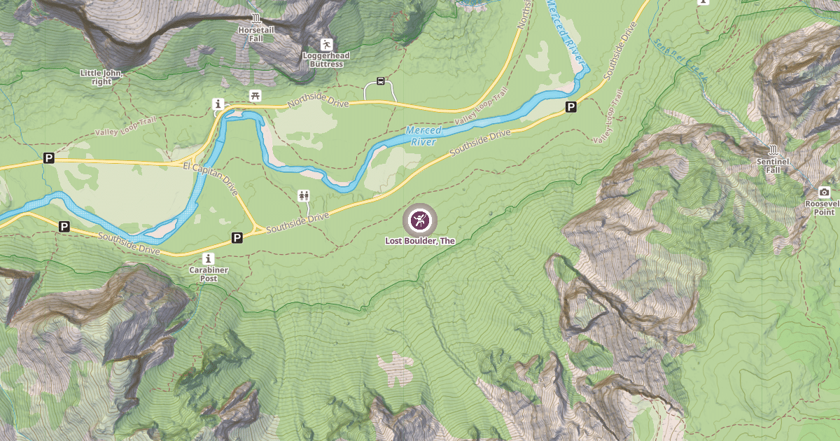 Map preview of Lost Boulder, The