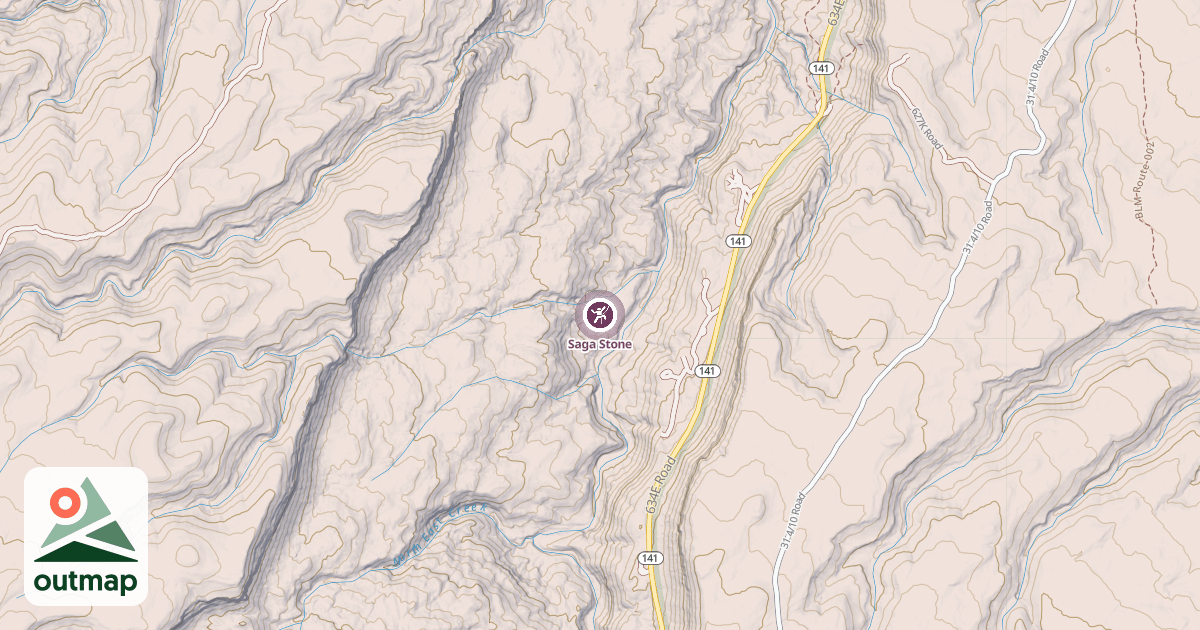 Map of Saga Stone