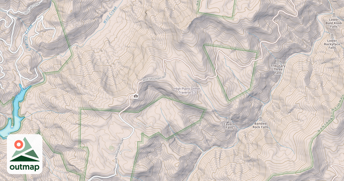 Map of High Plains Drifter Traverse