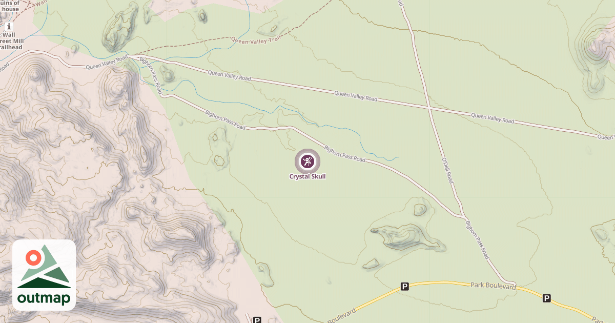 Map of Crystal Skull