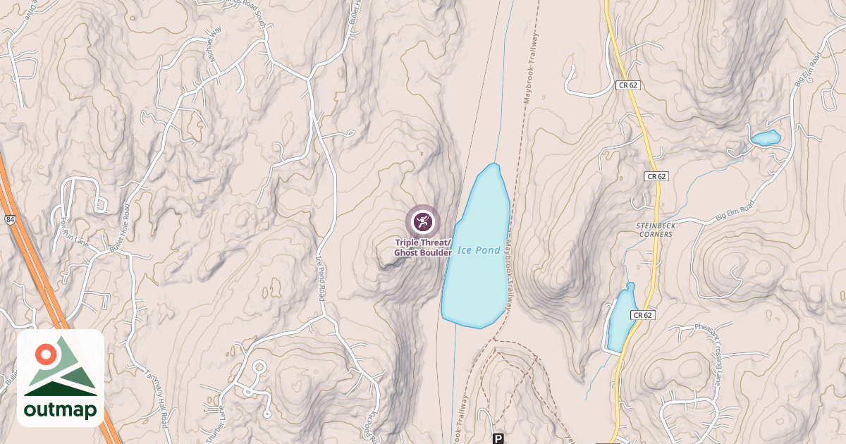 Map of Triple Threat/Ghost Boulder