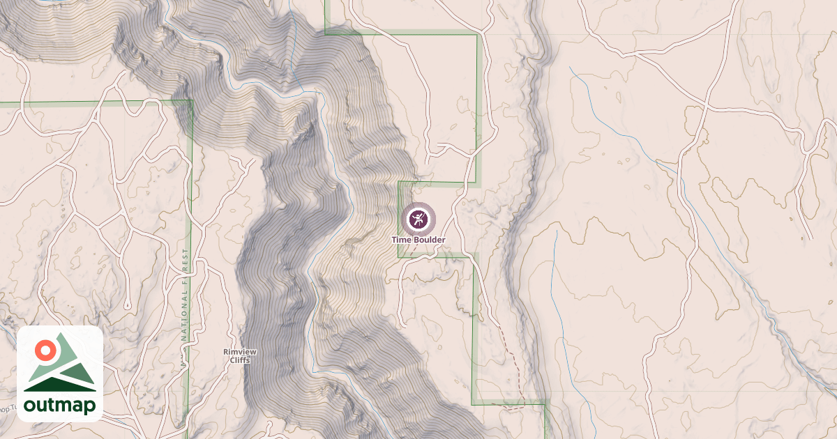 Map of Time Boulder