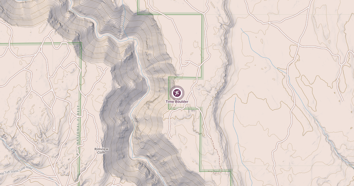 Map preview of Time Boulder