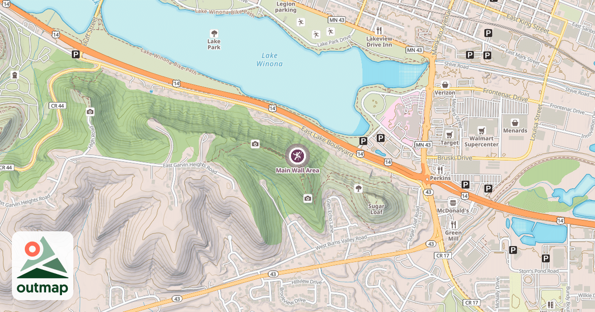 Map of Main Wall Area