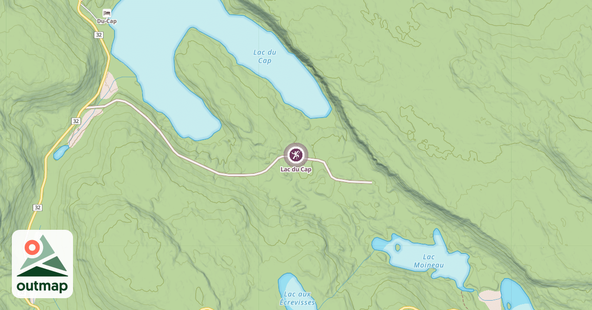 Map of Lac du Cap