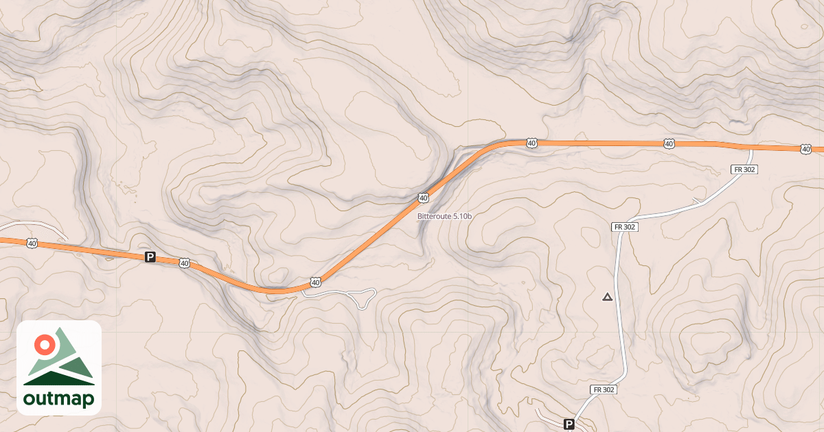 Map of Bitteroute