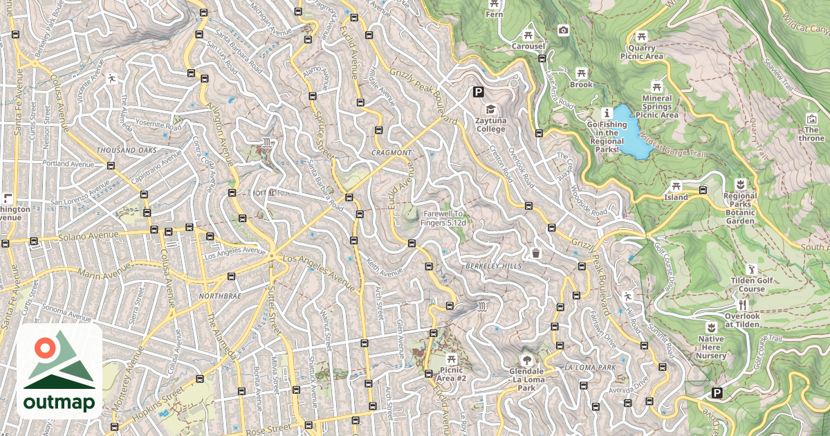 Map of Farewell To Fingers