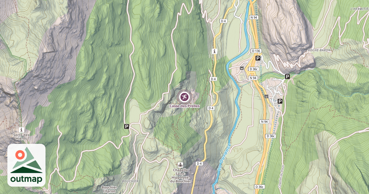 Map of Casse des Prelles