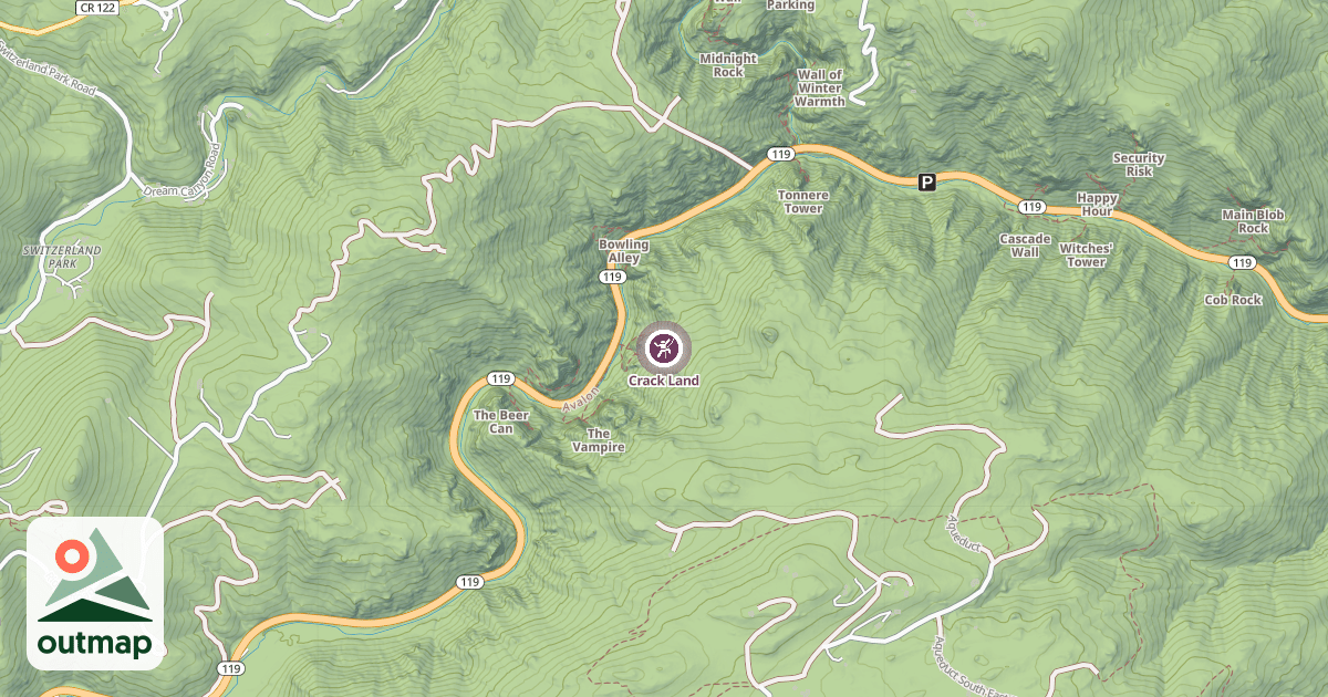 Map of Crack Land