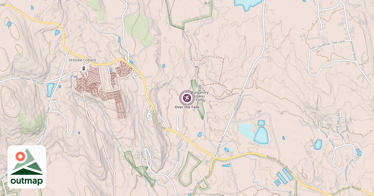 Map of Over the Falls