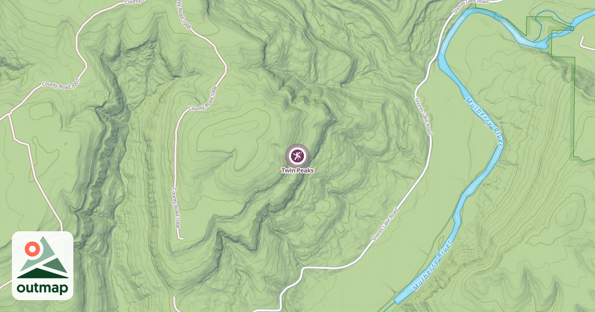 Map of Twin Peaks