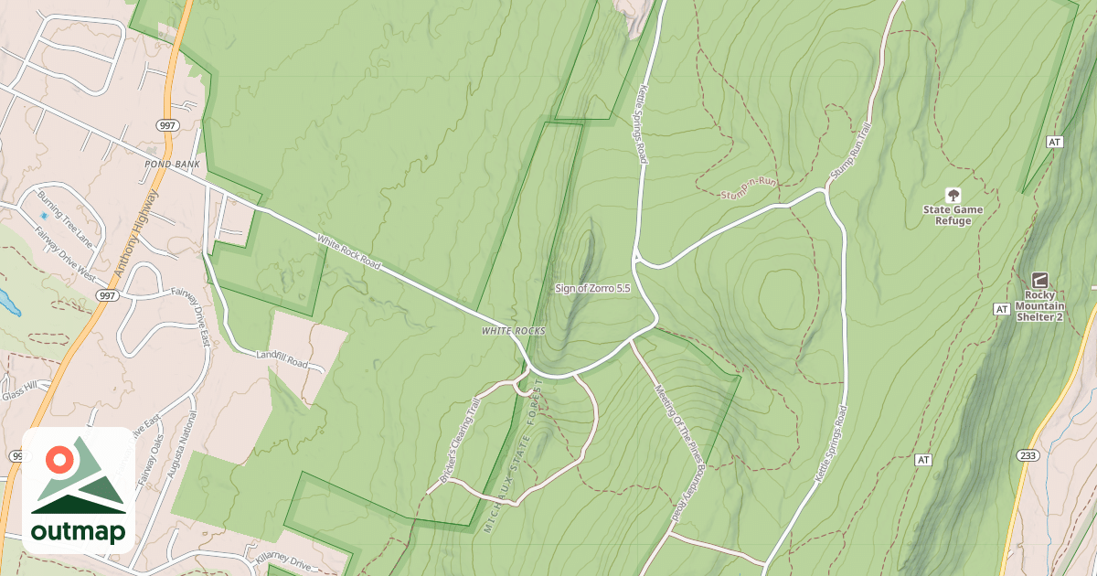 Map of Sign of Zorro