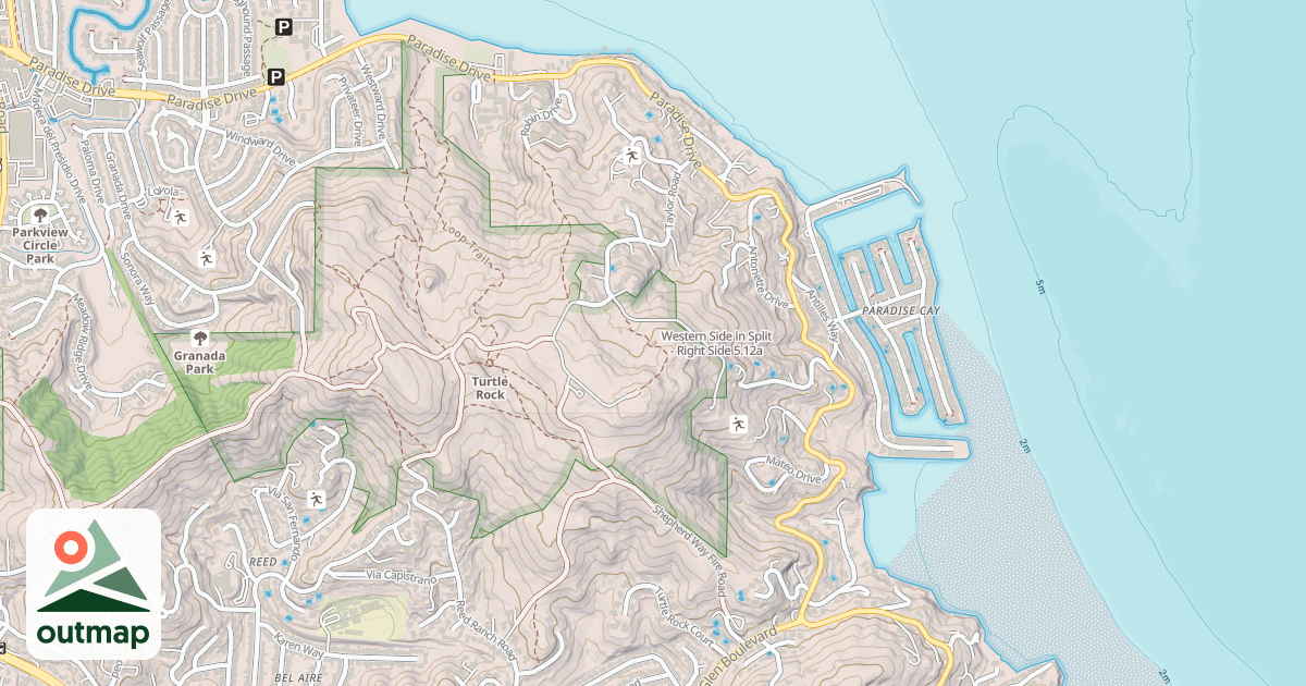 Map of Western Side in Split - Right Side