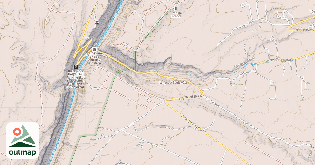 Map of Longneck Bottle