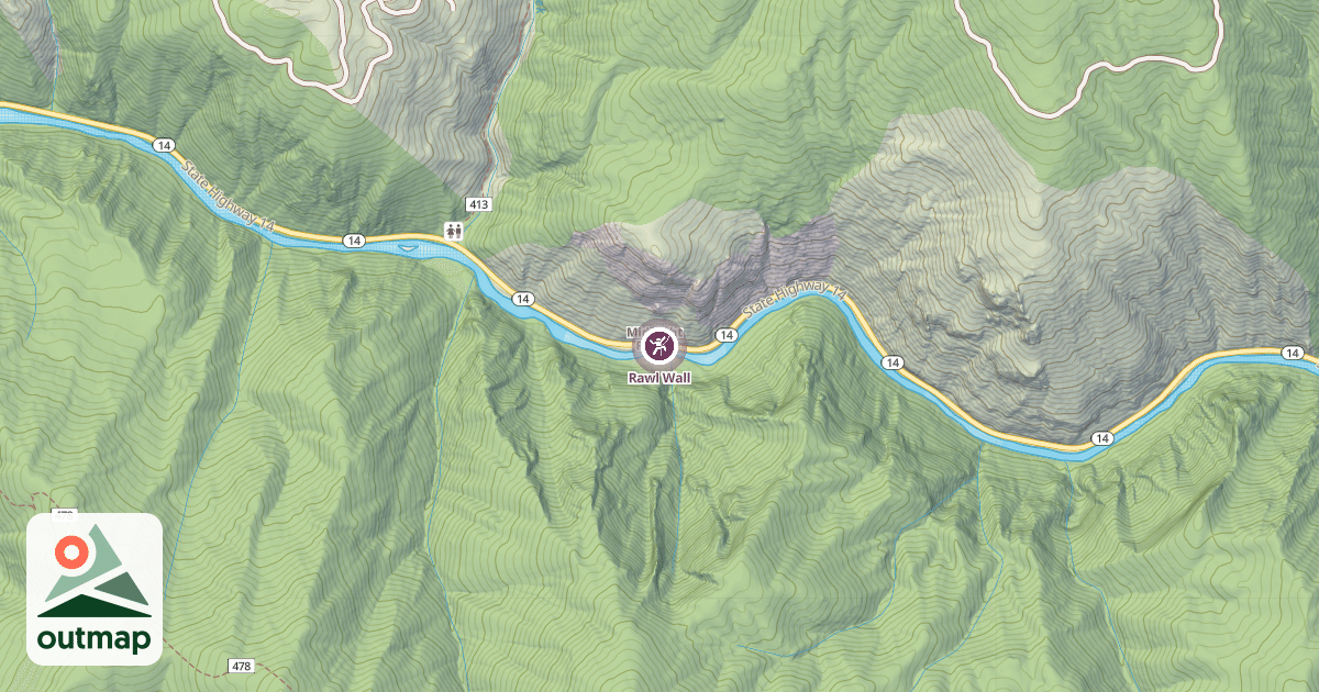 Map of Rawl Wall
