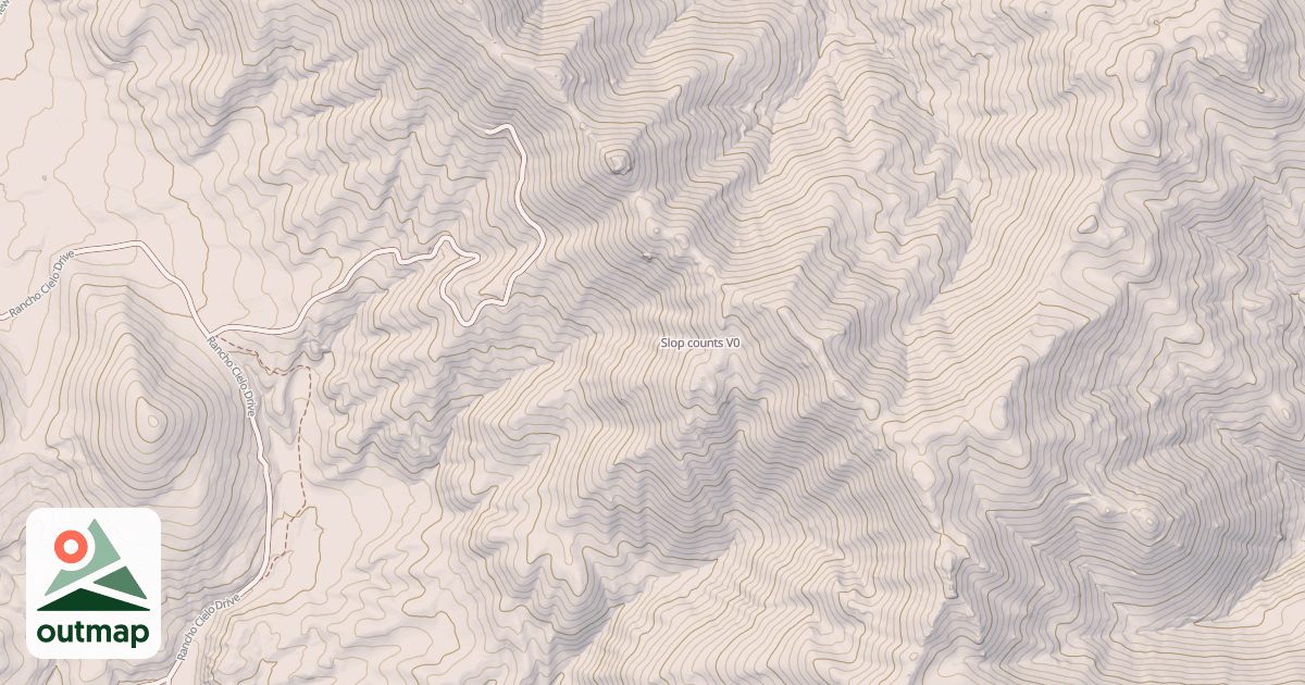 Map of Slop counts