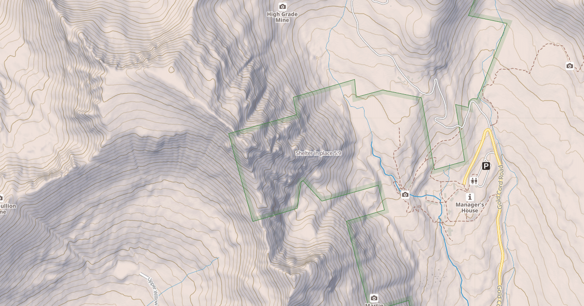 Map preview of Shelter in place