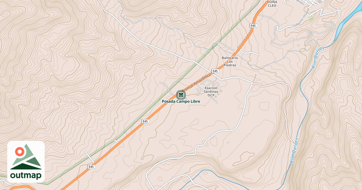 Map of Posada Campo Libre