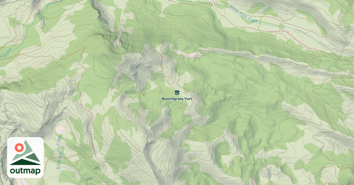Map of Bunchgrass Yurt