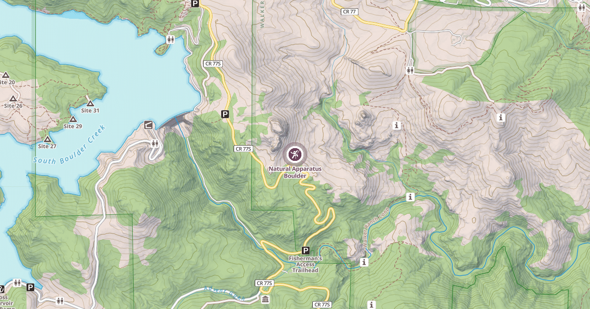 Map preview of Natural Apparatus Boulder