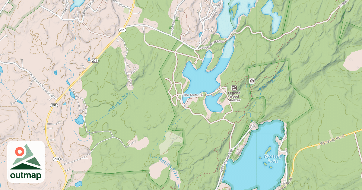 Map of The Arete