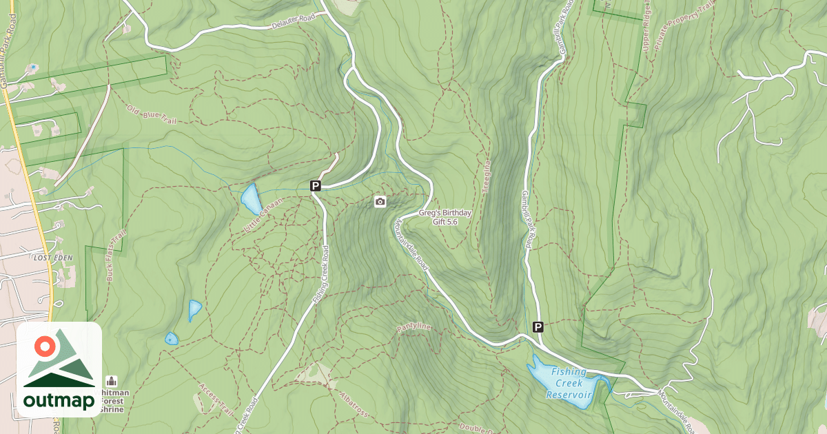 Map of Greg's Birthday Gift