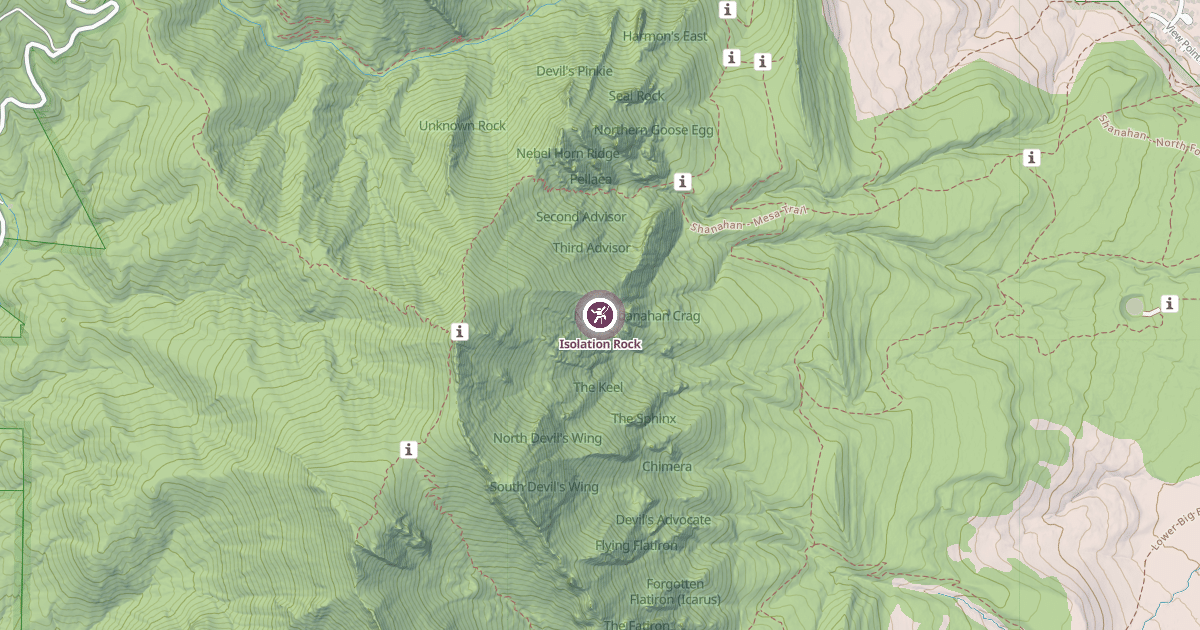 Map preview of Isolation Rock