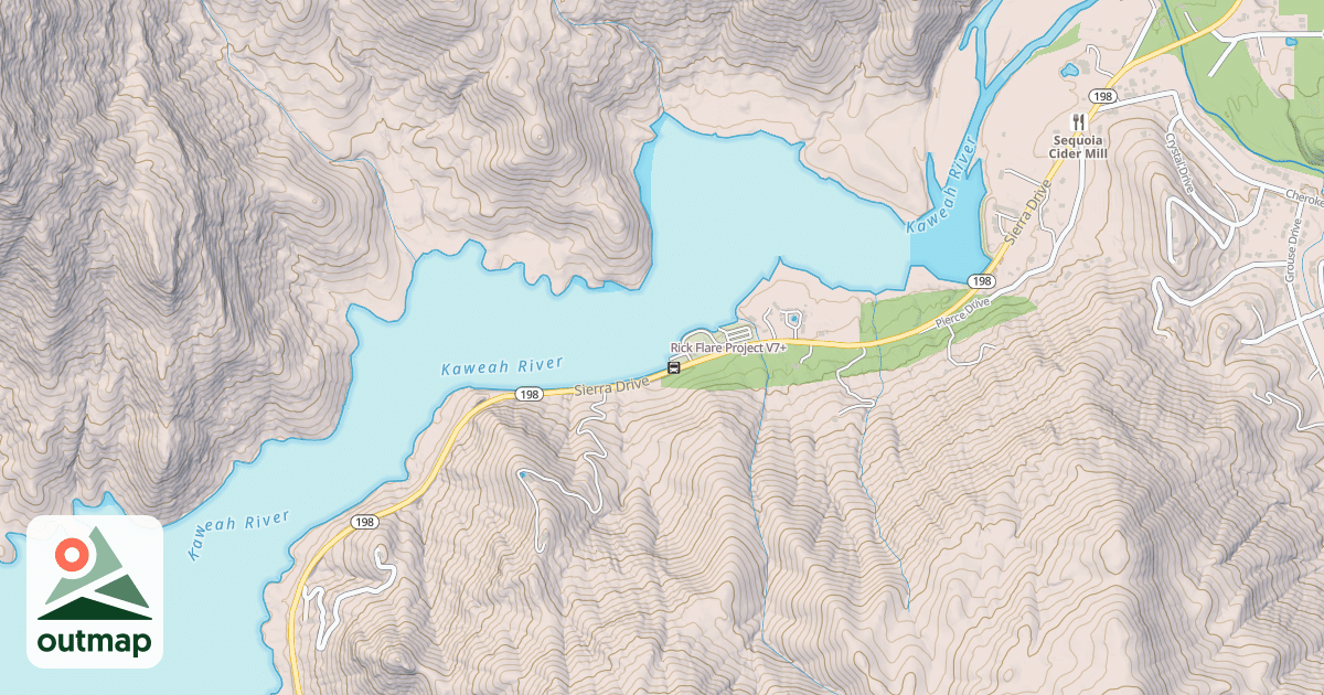 Map of Rick Flare Project