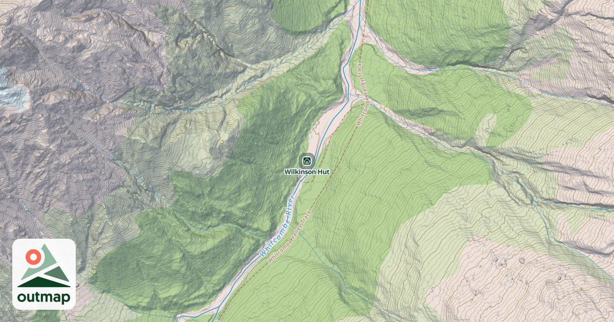Map of Wilkinson Hut