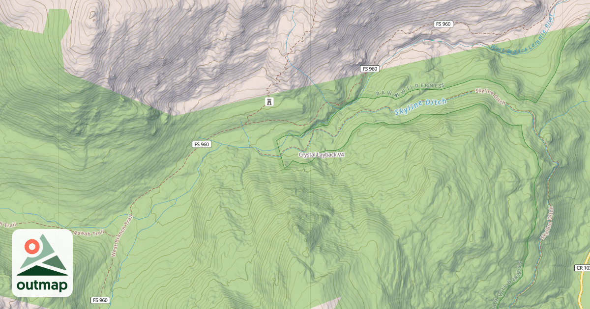 Map of Crystal Layback