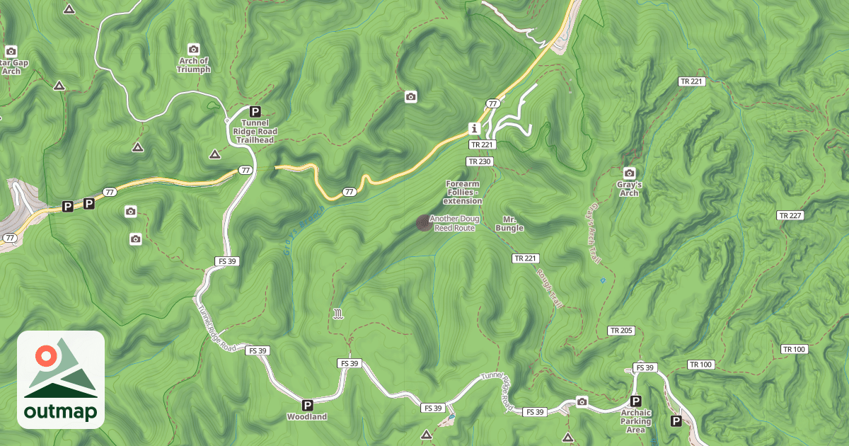 Map of Another Doug Reed Route