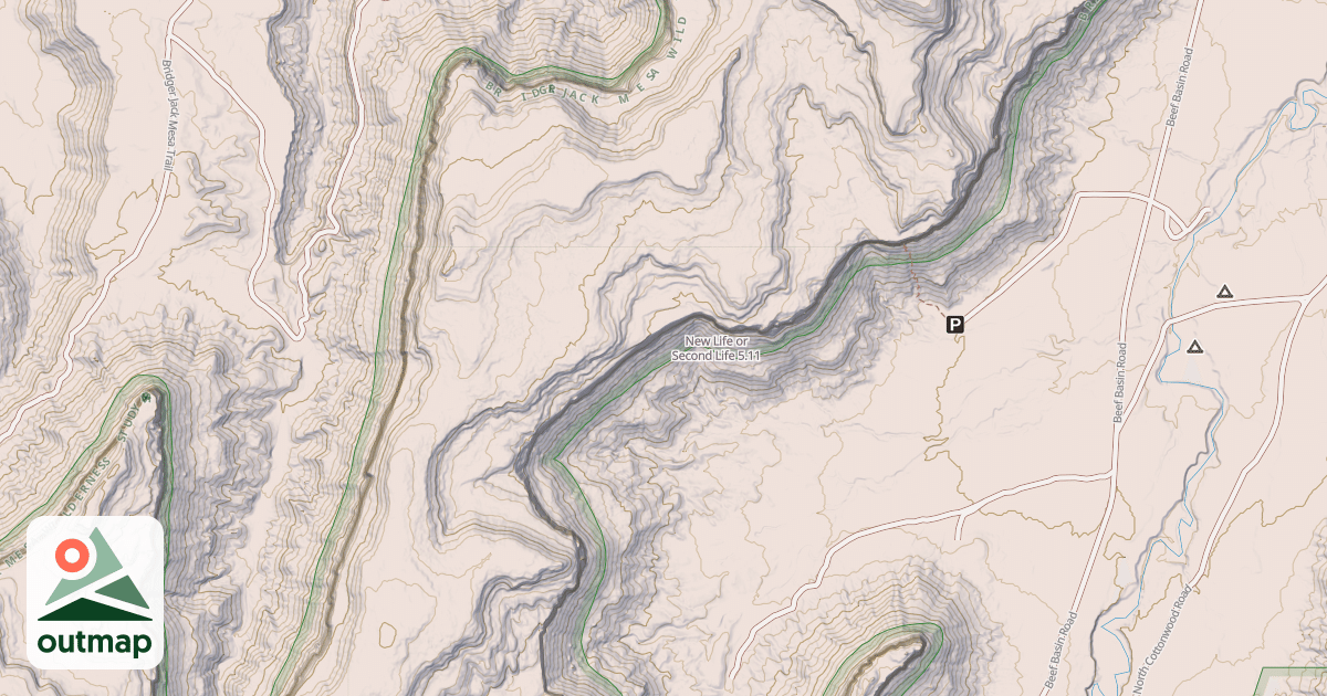 Map of New Life or Second Life