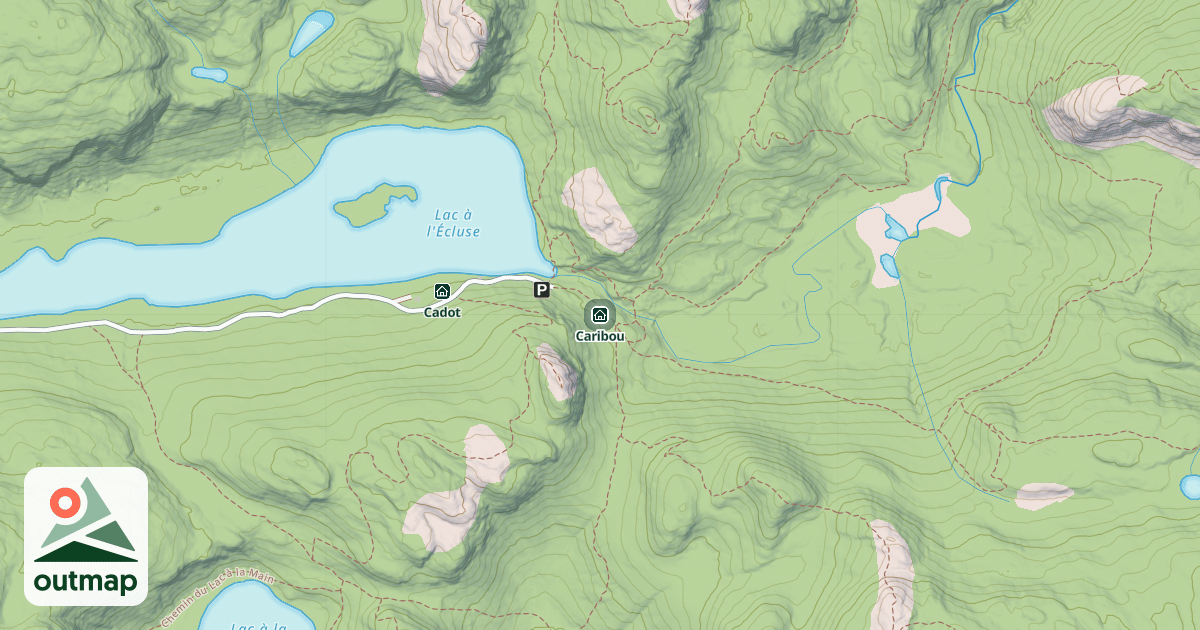 Map of Caribou