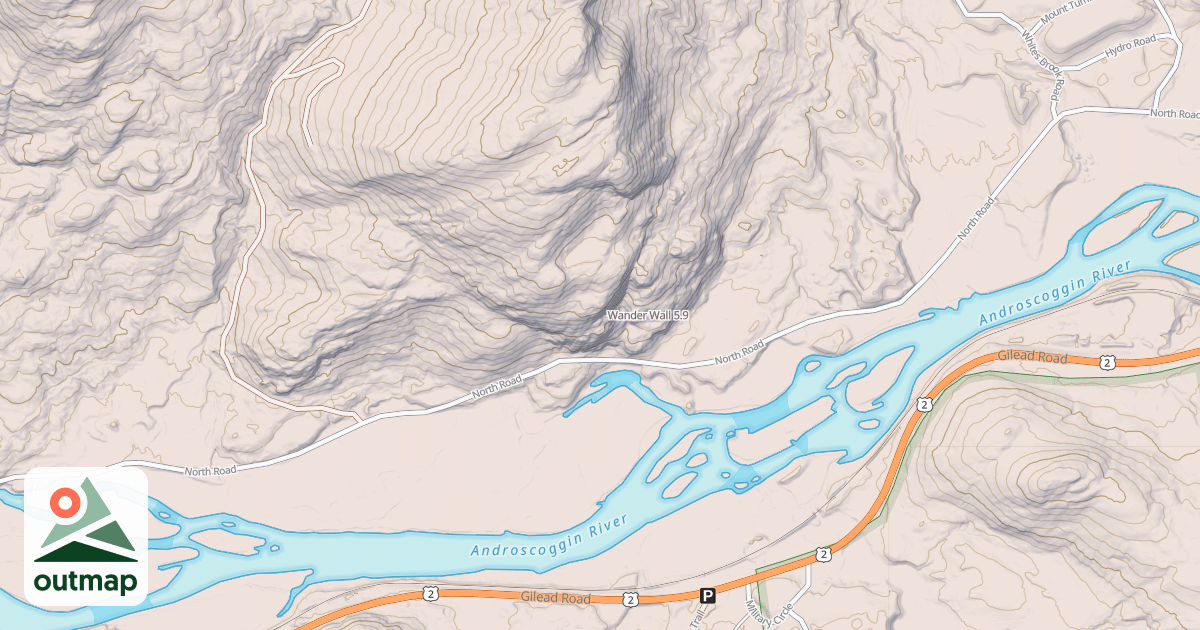 Map of Wander Wall