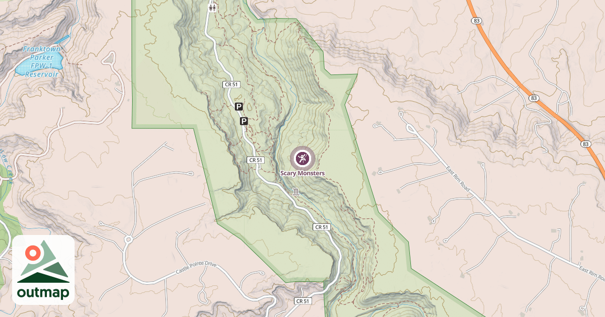 Map of Scary Monsters