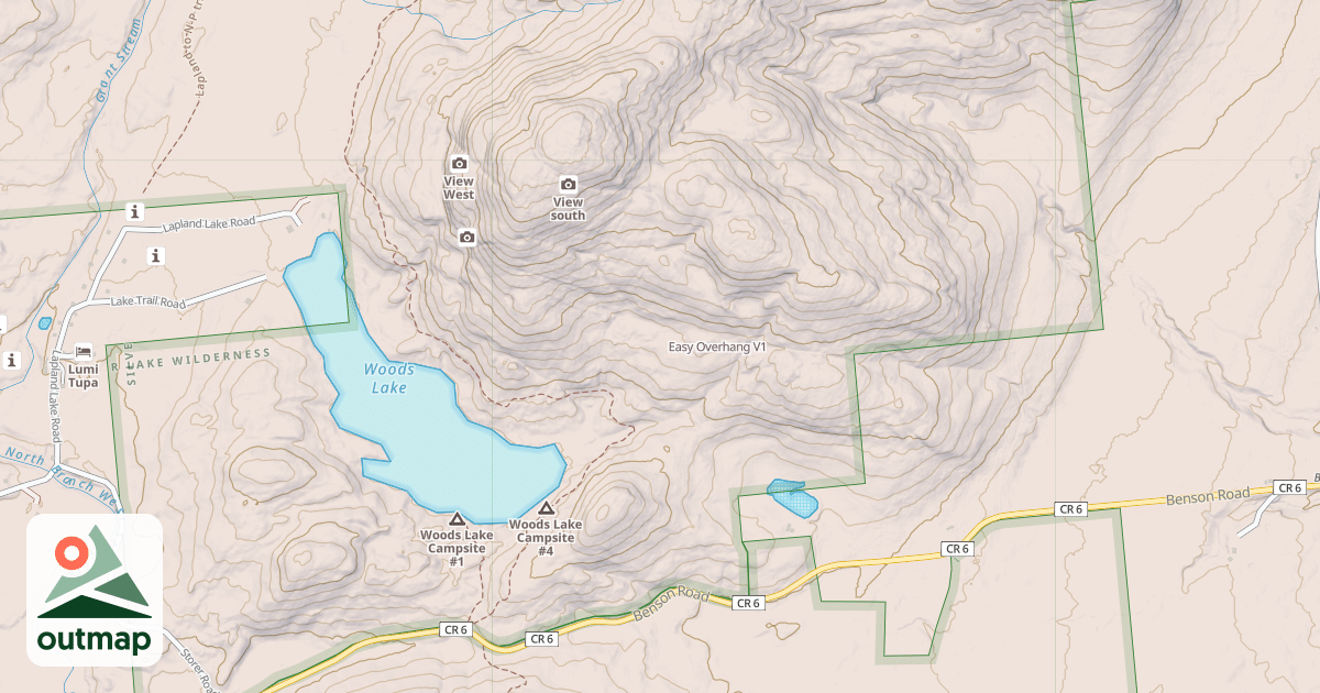 Map of Easy Overhang