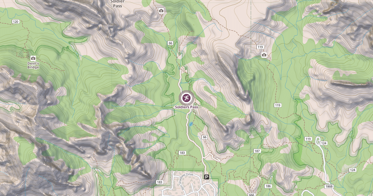Map preview of Soldiers Pass