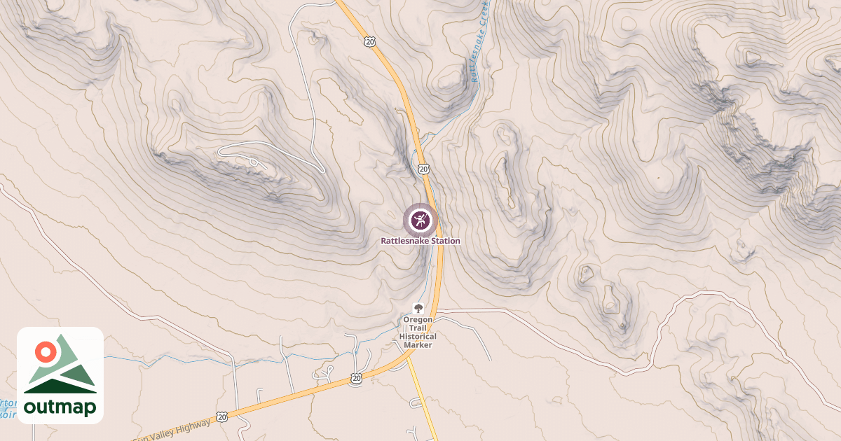 Map of Rattlesnake Station