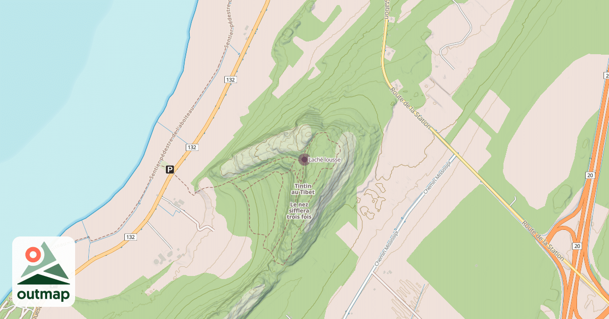 Map of Laché lousse