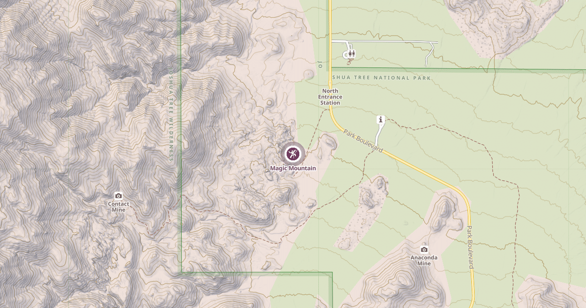 Map preview of Magic Mountain