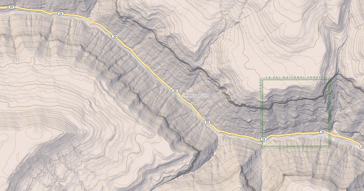 Map preview of Provo Gluru